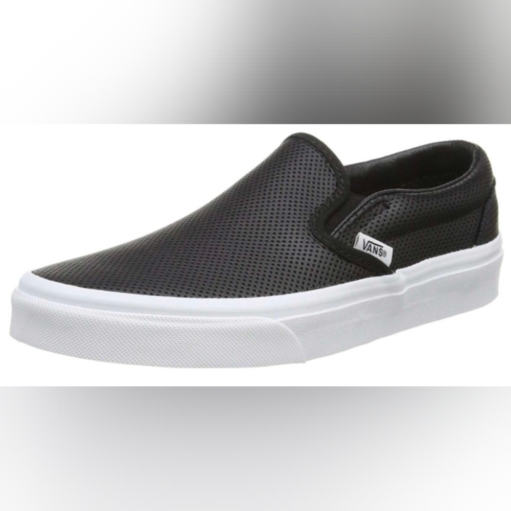 Vans Perf Leather Classic Slip-On Shoes Unisex M 8.5 W 10 NWOT MSRP $75 - Picture 2 of 9